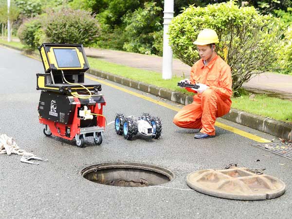 衡东管道机器人检测